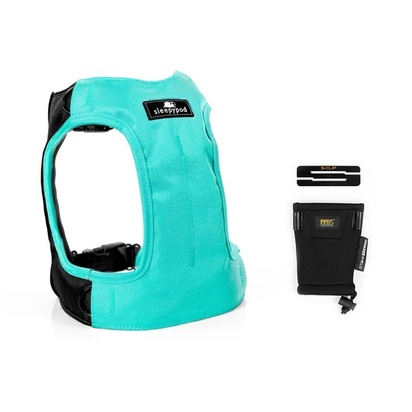 sleepypod safety Other - Large Sleepypod Safety ClickIt Terrain 3 Point Safety Harness Bundle- Blue